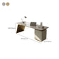 Glam Style Stone Writing Desk rechthoekige kantoorbureau met 3 laden