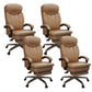 Modern Height Adjustable Executive Chair Padded Arms Included Managers Chair for Office