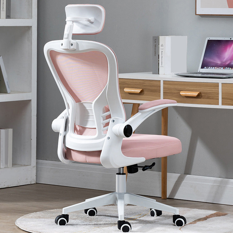 Gepolsterte Waffenbüros Stuhl Neigungsmechanismus Keine belastende ergonomische Folie Stuhl mit Rädern