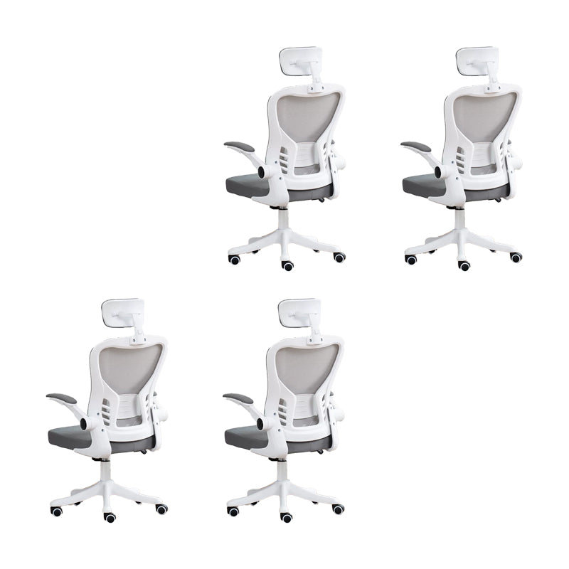 Gepolsterte Waffenbüros Stuhl Neigungsmechanismus Keine belastende ergonomische Folie Stuhl mit Rädern