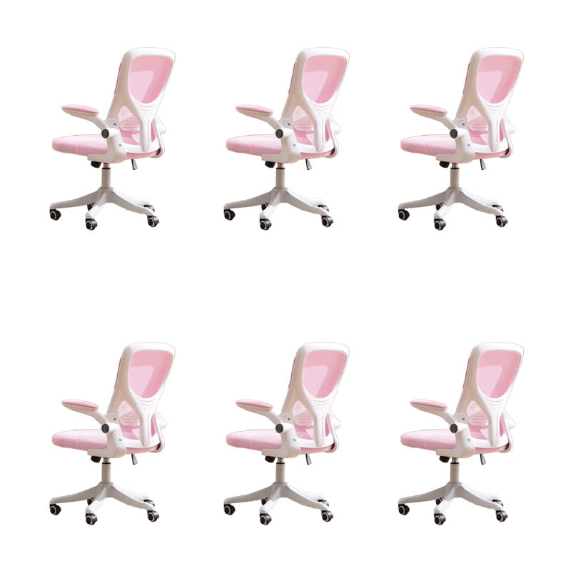 Gepolsterte Waffenbüros Stuhl Neigungsmechanismus Keine belastende ergonomische Folie Stuhl mit Rädern