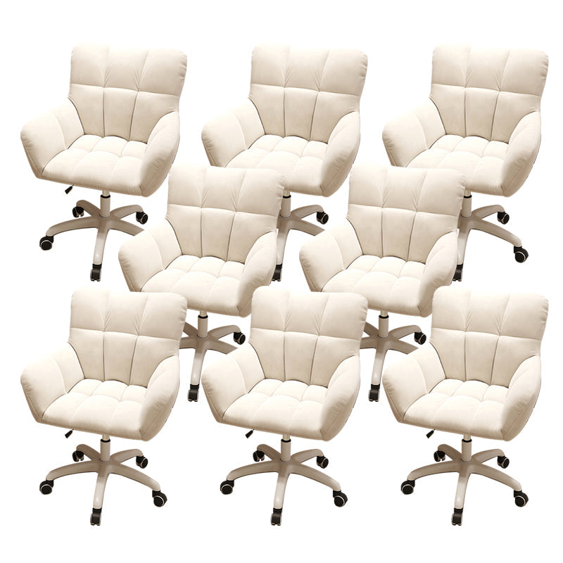 Moderner armloser Bürostuhl Keine belastende ergonomische Rutschenstuhl mit Rädern