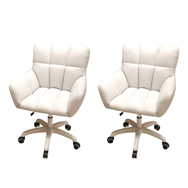 Moderner armloser Bürostuhl Keine belastende ergonomische Rutschenstuhl mit Rädern