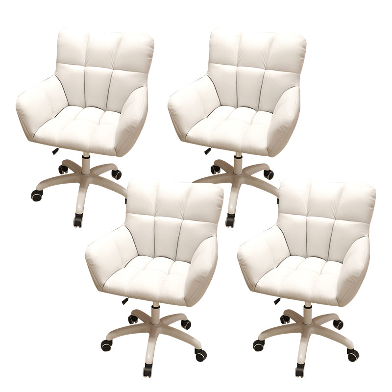 Moderner armloser Bürostuhl Keine belastende ergonomische Rutschenstuhl mit Rädern