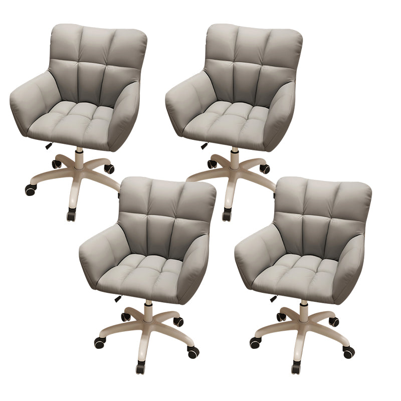 Moderner armloser Bürostuhl Keine belastende ergonomische Rutschenstuhl mit Rädern