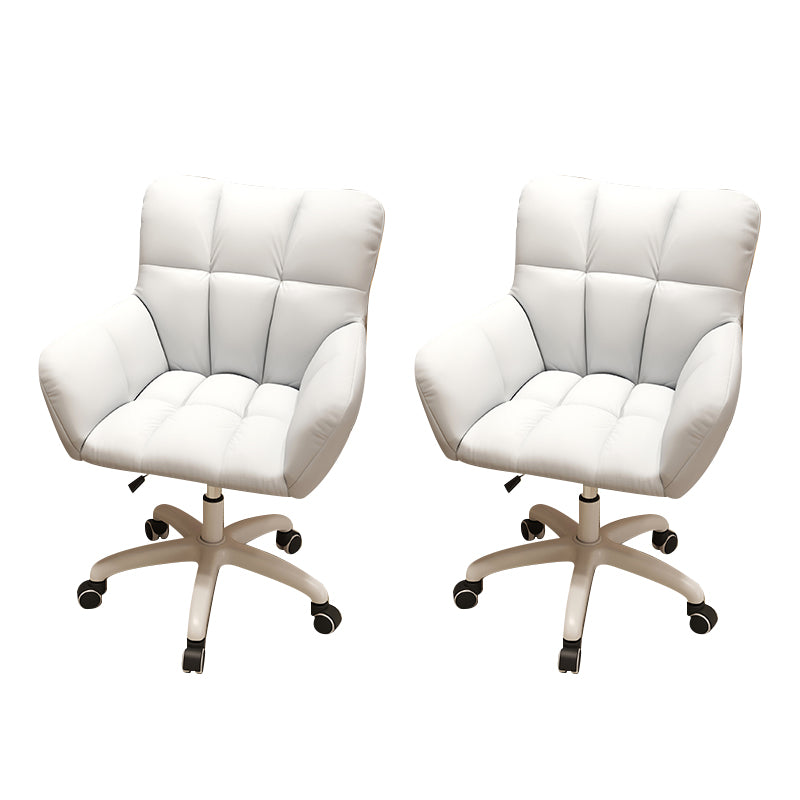 Moderner armloser Bürostuhl Keine belastende ergonomische Rutschenstuhl mit Rädern