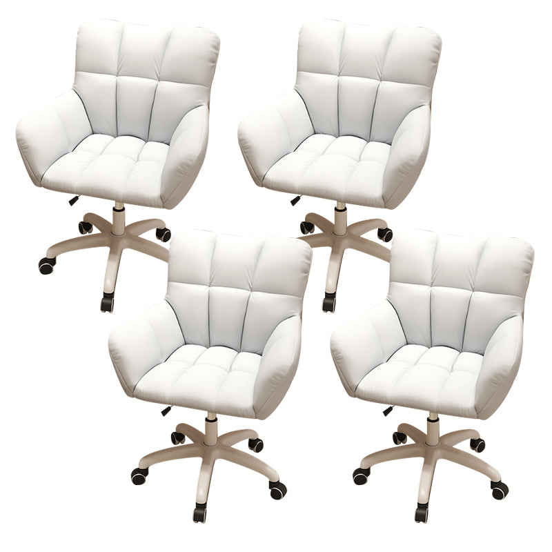 Moderner armloser Bürostuhl Keine belastende ergonomische Rutschenstuhl mit Rädern