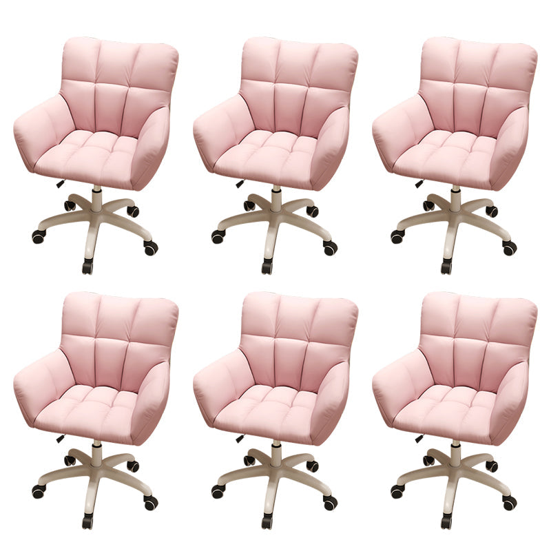 Moderner armloser Bürostuhl Keine belastende ergonomische Rutschenstuhl mit Rädern