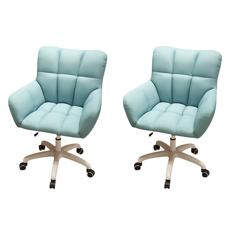 Moderner armloser Bürostuhl Keine belastende ergonomische Rutschenstuhl mit Rädern