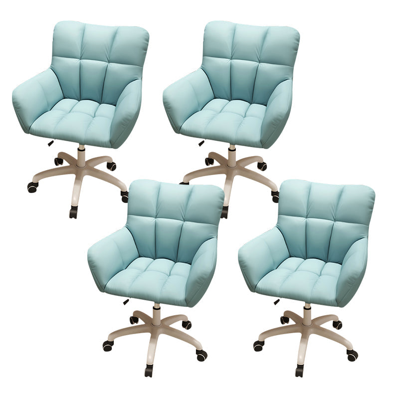 Moderner armloser Bürostuhl Keine belastende ergonomische Rutschenstuhl mit Rädern