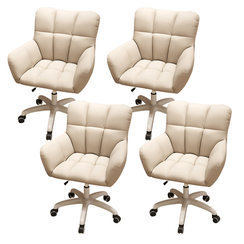 Moderner armloser Bürostuhl Keine belastende ergonomische Rutschenstuhl mit Rädern