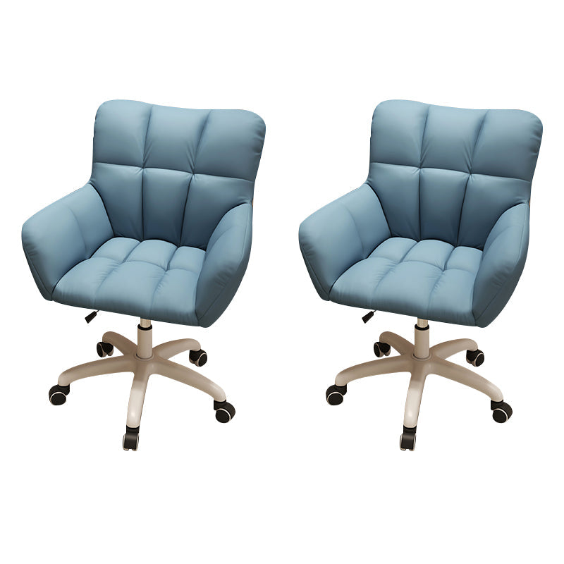 Moderner armloser Bürostuhl Keine belastende ergonomische Rutschenstuhl mit Rädern
