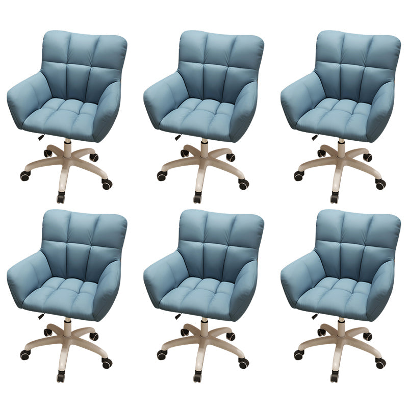 Moderner armloser Bürostuhl Keine belastende ergonomische Rutschenstuhl mit Rädern
