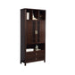 Closed Back Wood Bookshelf Contemporary Bookcase with Cabinets Drawers Clearhalo 'Bookcases' 'furn' 'furn_bookcases' 'Furniture' 'Office Furniture' 7456678