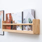 Contemporary Wall Mounted Bookshelf Solid Wood Bookcase for Office