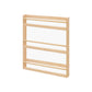 Contemporary Wall Mounted Bookshelf Solid Wood Bookcase for Office 24"L x 4"W x 31"H Clearhalo 'Bookcases' 'furn' 'furn_bookcases' 'Furniture' 'Office Furniture' 7456716