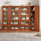 Closed Back Vertical Bookshelf Wood Contemporary Bookcase with Cabinets Clearhalo 'Bookcases' 'furn' 'furn_bookcases' 'Furniture' 'Office Furniture' 7456734