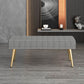 Glam Rectangle Seating Bench Cushioned Entryway and Bedroom Bench Gold Clearhalo 'Benches' 'Chairs & Seating' 'furn' 'furn_benches' 'Furniture' 'Living Room Furniture' 7456774