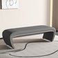 Modern Rectangle Entryway Bench Solid Wood Seating Bench with Upholstered Dark Gray Clearhalo 'Benches' 'Chairs & Seating' 'furn' 'furn_benches' 'Furniture' 'Living Room Furniture' 7456792