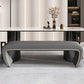 Modern Rectangle Entryway Bench Solid Wood Seating Bench with Upholstered Clearhalo 'Benches' 'Chairs & Seating' 'furn' 'furn_benches' 'Furniture' 'Living Room Furniture' 7456794