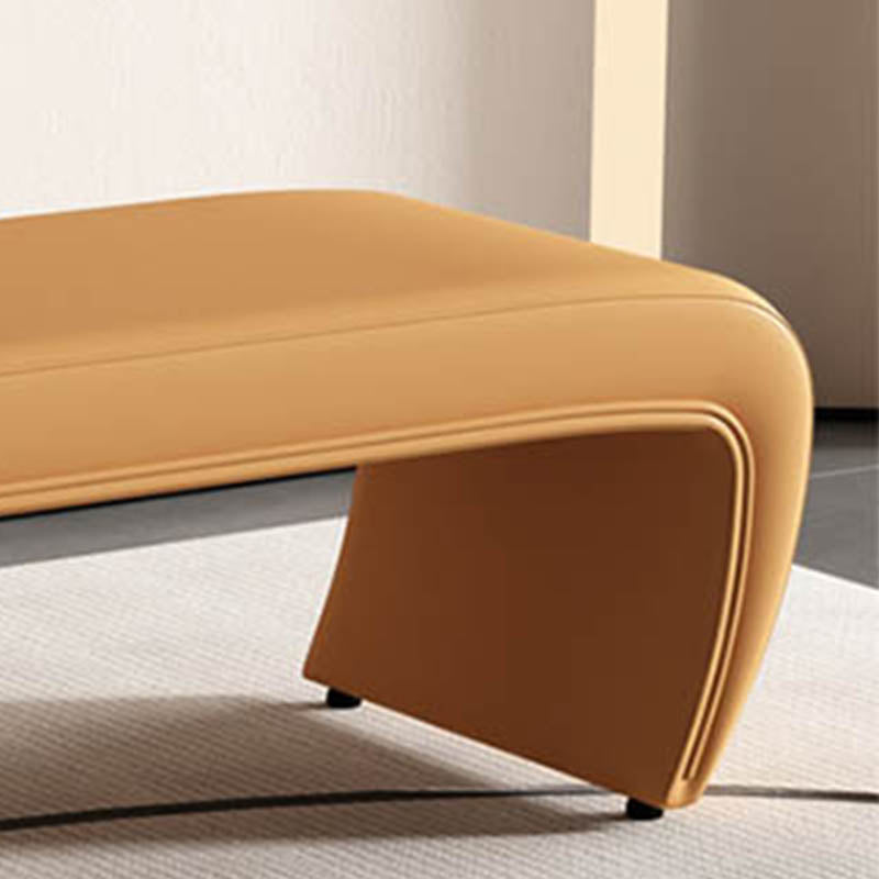 Modern Rectangle Entryway Bench Solid Wood Seating Bench with Upholstered Clearhalo 'Benches' 'Chairs & Seating' 'furn' 'furn_benches' 'Furniture' 'Living Room Furniture' 7456803