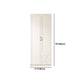 Contemporary Style Wardrobe Armoire Wood Armoire with Clothes Rail and Door for Bedroom