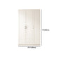 Contemporary Style Wardrobe Armoire Wood Armoire with Clothes Rail and Door for Bedroom