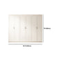 Contemporary Style Wardrobe Armoire Wood Armoire with Clothes Rail and Door for Bedroom