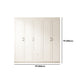 Contemporary Style Wardrobe Armoire Wood Armoire with Clothes Rail and Door for Bedroom