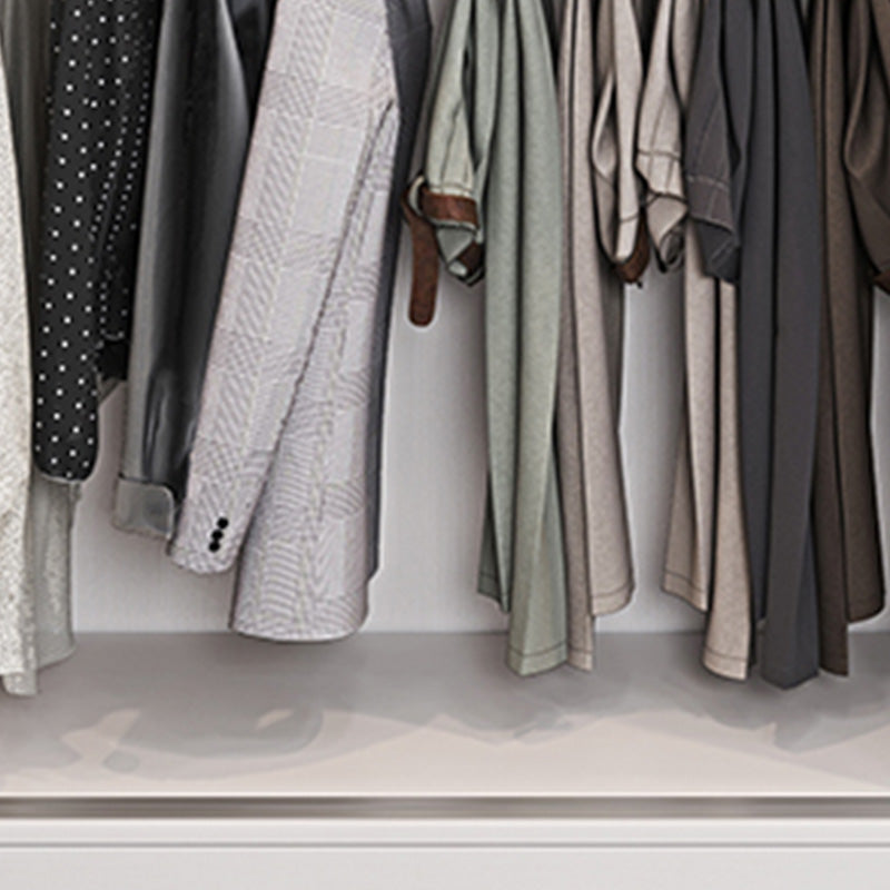 Bedroom Storage Cabinet Coastal Wooden Rectangle Wardrobe Armoire Clearhalo 'Armoires & Wardrobes' 'armoires_wardrobes' 'Bedroom Furniture' 'furn' 'furn_armoires_wardrobes' 'Furniture' 7456967