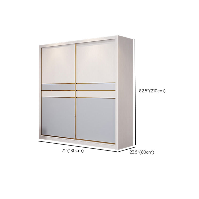 Bedroom Storage Cabinet Coastal Wooden Rectangle Wardrobe Armoire Clearhalo 'Armoires & Wardrobes' 'armoires_wardrobes' 'Bedroom Furniture' 'furn' 'furn_armoires_wardrobes' 'Furniture' 7456972