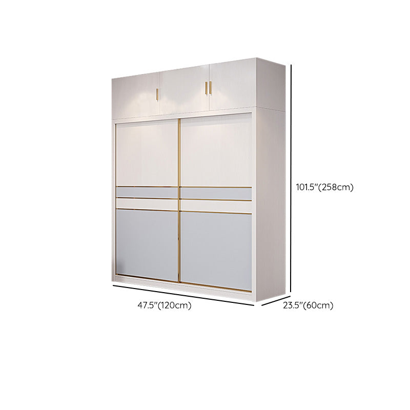 Bedroom Storage Cabinet Coastal Wooden Rectangle Wardrobe Armoire Clearhalo 'Armoires & Wardrobes' 'armoires_wardrobes' 'Bedroom Furniture' 'furn' 'furn_armoires_wardrobes' 'Furniture' 7456973