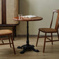 Round Solid Wood Dining Table Indoor Iron Pedestal Dining Table Clearhalo 'Dining Tables & Seating' 'Dining Tables' 'dining_table' 'furn' 'furn_dining_table' 'Furniture' 'Kitchen & Dining Furniture' 7460622