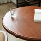 Round Solid Wood Dining Table Indoor Iron Pedestal Dining Table Clearhalo 'Dining Tables & Seating' 'Dining Tables' 'dining_table' 'furn' 'furn_dining_table' 'Furniture' 'Kitchen & Dining Furniture' 7460626