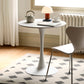 White Round Dining Table Stone Top Dining Table with Tulip Base Clearhalo 'Dining Tables & Seating' 'Dining Tables' 'dining_table' 'furn' 'furn_dining_table' 'Furniture' 'Kitchen & Dining Furniture' 7460637