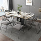 Wood Frame Dining Table Folding Rectangle Dining Table for Dining Room