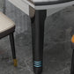 Simplicity Style Dining Site Table Faux Marble Furniture with Drop-Leaf Clearhalo 'Dining Tables & Seating' 'Dining Tables' 'dining_table' 'furn' 'furn_dining_table' 'Furniture' 'Kitchen & Dining Furniture' 7460745