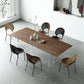 Rectangle Dining Table Acrylic Base Table for Kitchen Dining Room Clearhalo 'Dining Tables & Seating' 'Dining Tables' 'dining_table' 'furn' 'furn_dining_table' 'Furniture' 'Kitchen & Dining Furniture' 7460768