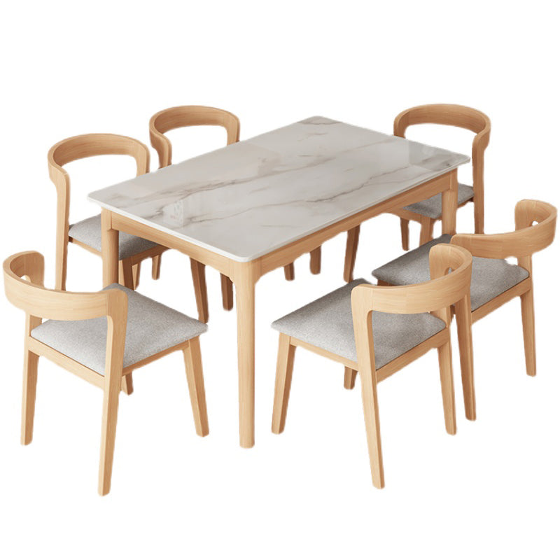 Simplicity Style Dining Site Table Rectangle Furniture for Home Without Chairs Clearhalo 'Dining Tables & Seating' 'Dining Tables' 'dining_table' 'furn' 'furn_dining_table' 'Furniture' 'Kitchen & Dining Furniture' 7460785