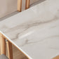 Simplicity Style Dining Site Table Rectangle Furniture for Home Clearhalo 'Dining Tables & Seating' 'Dining Tables' 'dining_table' 'furn' 'furn_dining_table' 'Furniture' 'Kitchen & Dining Furniture' 7460789