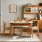 Stone Dining Table Round 4 Legs Dining Site Table, 51.18"x51.18"x29.9" Clearhalo 'Dining Tables & Seating' 'Dining Tables' 'dining_table' 'furn' 'furn_dining_table' 'Furniture' 'Kitchen & Dining Furniture' 7460815