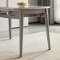 Stone Dining Table Round 4 Legs Dining Site Table, 51.18"x51.18"x29.9" Clearhalo 'Dining Tables & Seating' 'Dining Tables' 'dining_table' 'furn' 'furn_dining_table' 'Furniture' 'Kitchen & Dining Furniture' 7460819