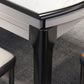 Round Drop-Leaf Dining Table Stone Dining Table with Solid Wood Legs Clearhalo 'Dining Tables & Seating' 'Dining Tables' 'dining_table' 'furn' 'furn_dining_table' 'Furniture' 'Kitchen & Dining Furniture' 7460828