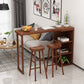 Modern Pub Height Dining Table Natural Pine Counter Height Table Brown Without Chairs Clearhalo 'Bar Furniture' 'Bar Tables' 'bar_tables' 'furn' 'furn_bar_tables' 'Furniture' 'Kitchen & Dining Furniture' 7460883