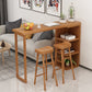Modern Pub Height Dining Table Natural Pine Counter Height Table Clearhalo 'Bar Furniture' 'Bar Tables' 'bar_tables' 'furn' 'furn_bar_tables' 'Furniture' 'Kitchen & Dining Furniture' 7460887
