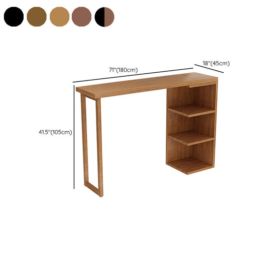 Mesa de comedor de altura de pub moderna mesa de altura de contador de pino natural