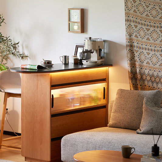 Mesa de comedor de barra superior de piedra Mesa de barra gratis con base de almacenamiento