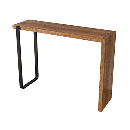 Indoor Contemporary Bar Dining Table Rectangle Shape Pine Wood Bar Table Without Chairs Clearhalo 'Bar Furniture' 'Bar Tables' 'bar_tables' 'furn' 'furn_bar_tables' 'Furniture' 'Kitchen & Dining Furniture' 7460946