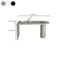 Mesa de bar de madera sintética, mesa de pub moderna con pedestal doble para uso en patio
