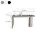 Mesa de bar de madera sintética, mesa de pub moderna con pedestal doble para uso en patio